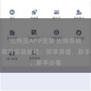 比特派APP安装 比特派钱包下载与安装教程：简单易懂，新手必看