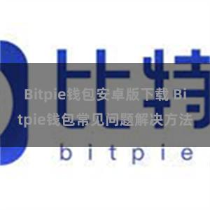 Bitpie钱包安卓版下载 Bitpie钱包常见问题解决方法