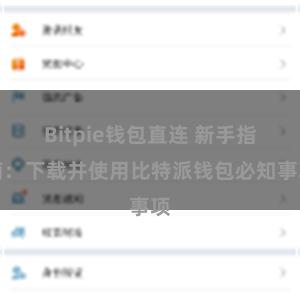 Bitpie钱包直连 新手指南：下载并使用比特派钱包必知事项