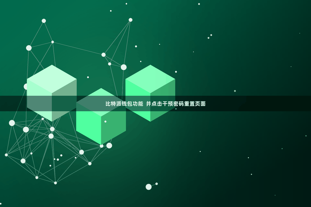 比特派钱包功能  并点击干预密码重置页面